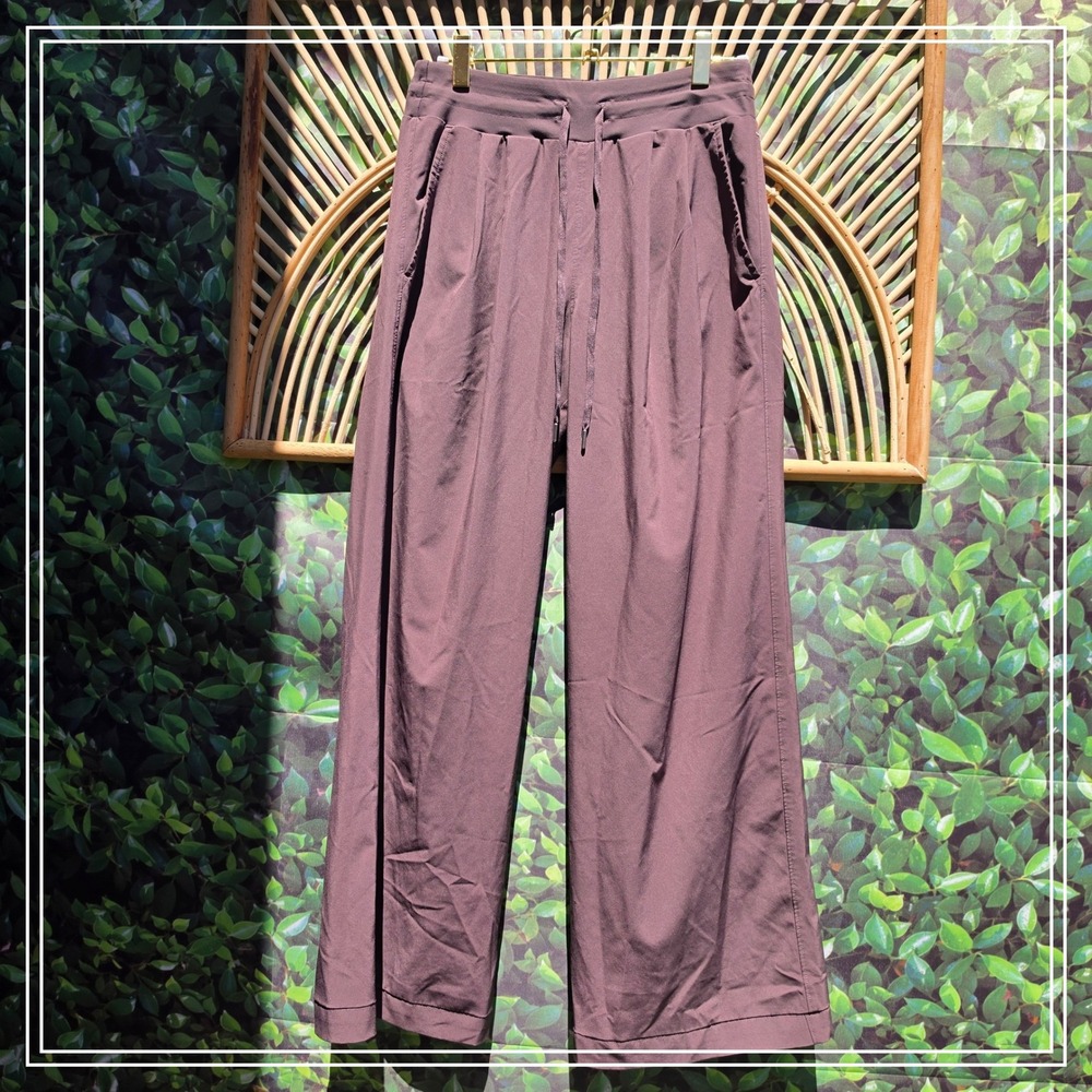 Calia Women XS Brown Wide Leg Drawstring Athletic Yoga Trousers RN104141